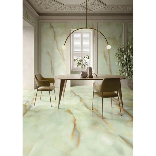 Imperium Jade Onyx  Porcelain Tile Collection 24x48" | mosaic - Tilevanity.com