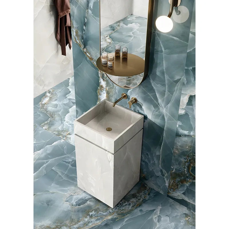 Onyx Green Porcelain Tile 24x48" | 36x36" | Mosaic