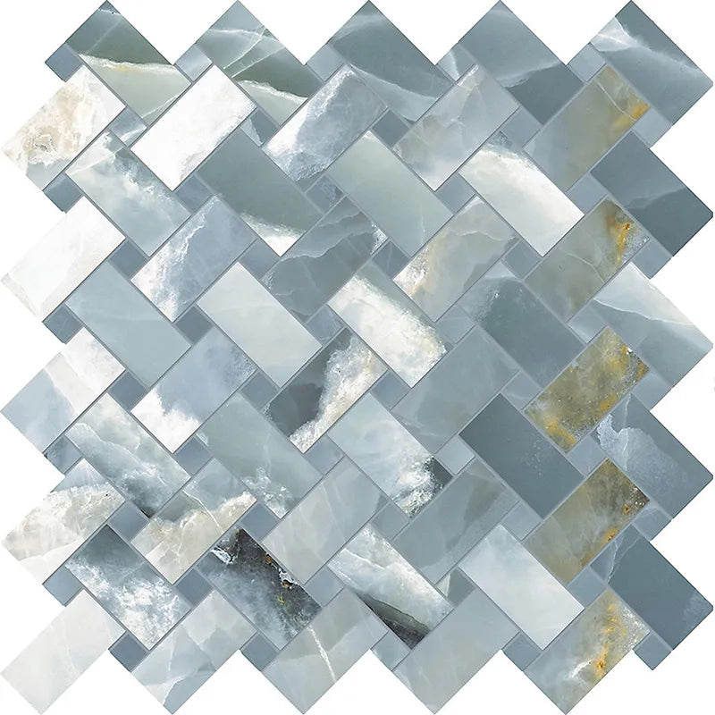 Onyx Green Porcelain Tile 24x48" | 36x36" | Mosaic