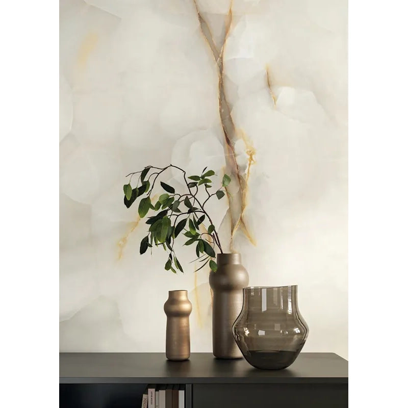 Imperium Ivory Onyx Porcelain Tile Collection 24x48" | mosaic
