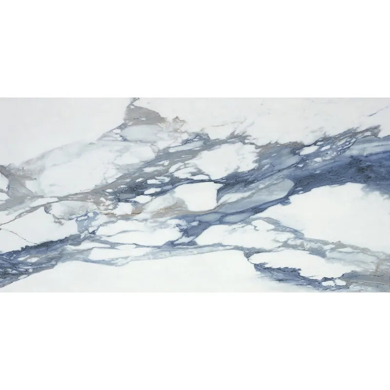 Glacier Blue Polished Porcelain Tile 24×48" - Tilevanity.com