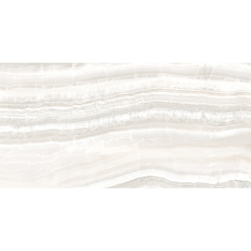 Horizon Onyx Ivory Crystal Porcelain Tile 24x48"