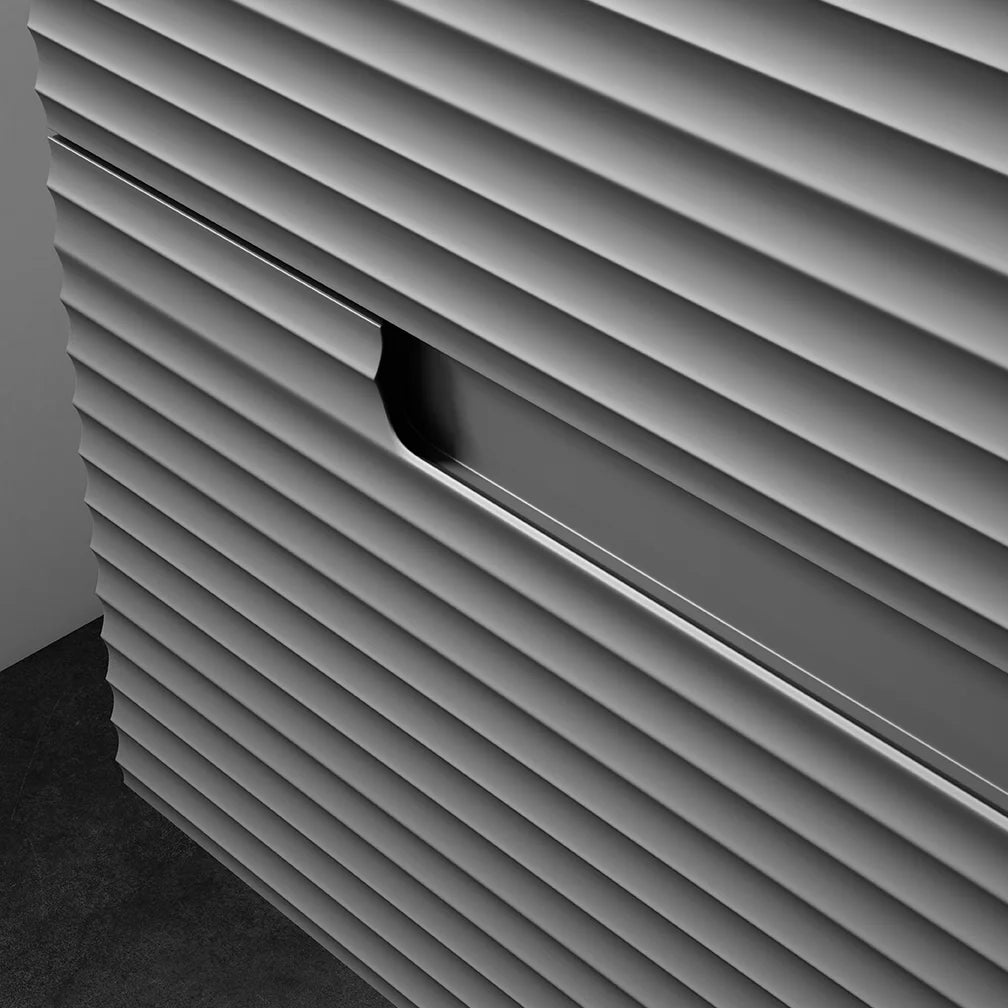 Montello 24" Gray Wall Hung Bathroom Vanity Base Only - Tilevanity.com