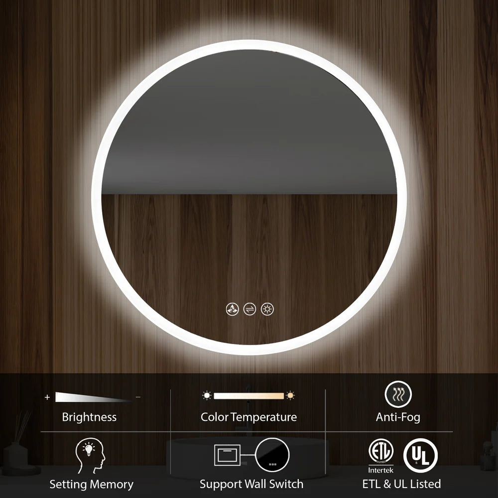 Sigma Round LED Mirror | 2 Sizes