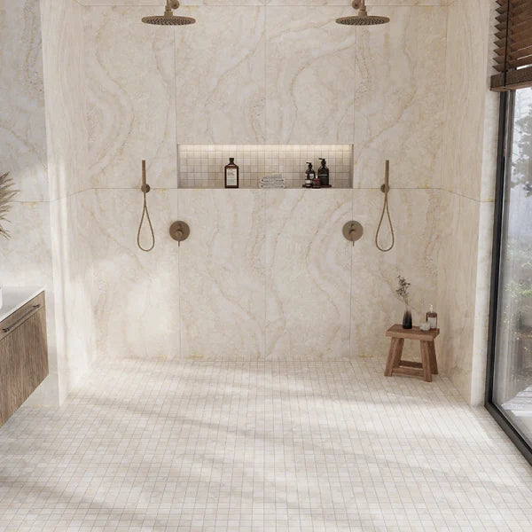 Lites Ivory Matte Porcelain Tile 24x48" | mosaic - Tilevanity.com