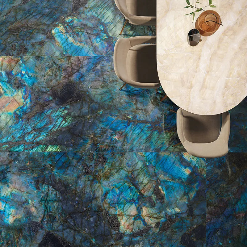 Lites Labra Blue Lappato Porcelain Tile 24x48" | mosaic - Tilevanity.com