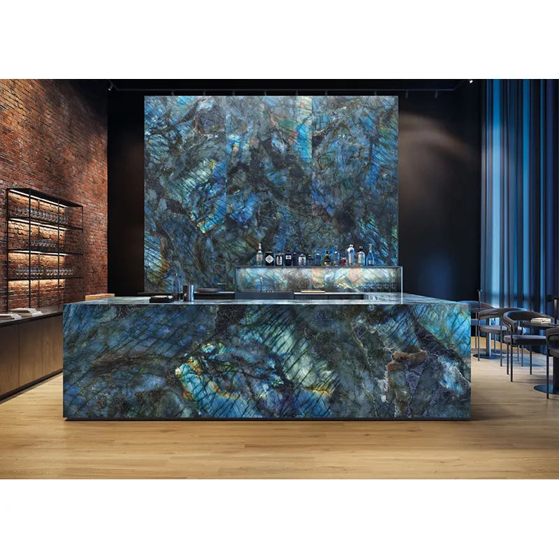 Lites Labra Blue Lappato Porcelain Tile 24x48" | mosaic - Tilevanity.com
