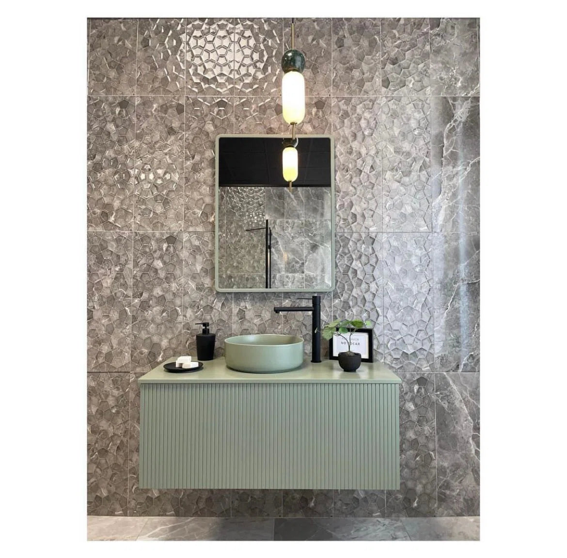 Nova Green Circular 14.5" Ceramic Vessel Sink - Tilevanity.com