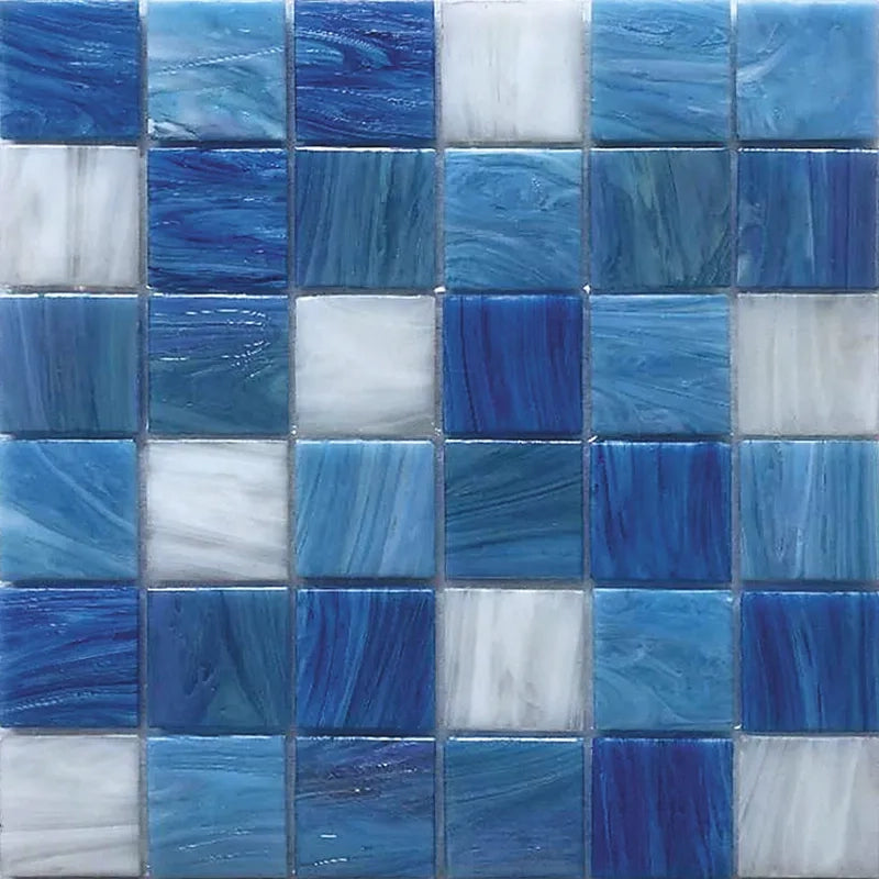 Deepwater Mix Glass Mosaic Tile | Pool Tile Collection | 2 Colors - Tilevanity.com