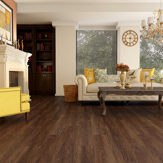 Stella Smoked Chestnut 7x48" / 20 Mil SPC Flooring
