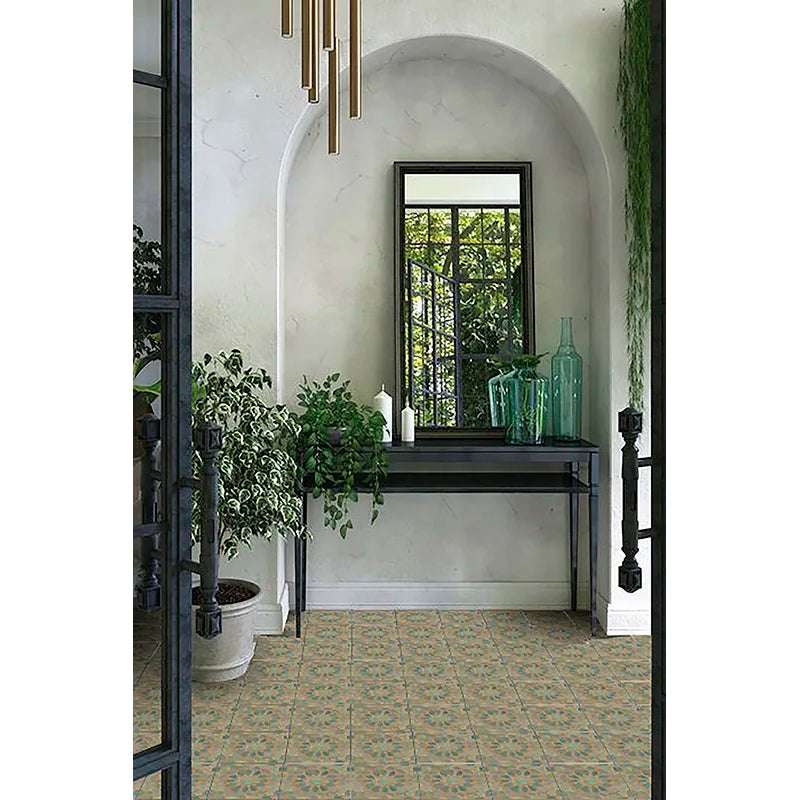 Alhambra Green Porcelain Tile 8x8" - Tilevanity.com