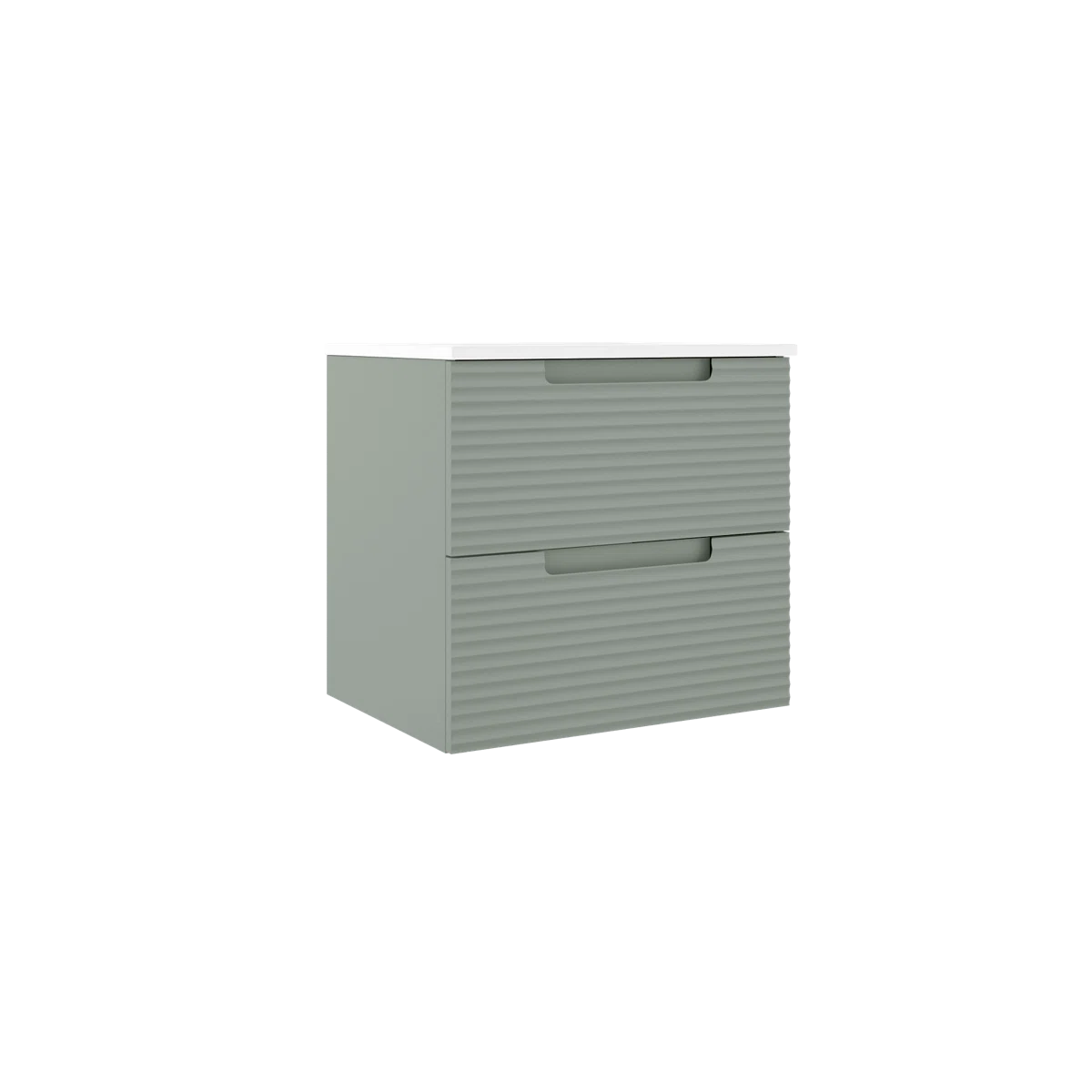 Montello 24" Green Wall Hung Bathroom Vanity Base Only - Tilevanity.com