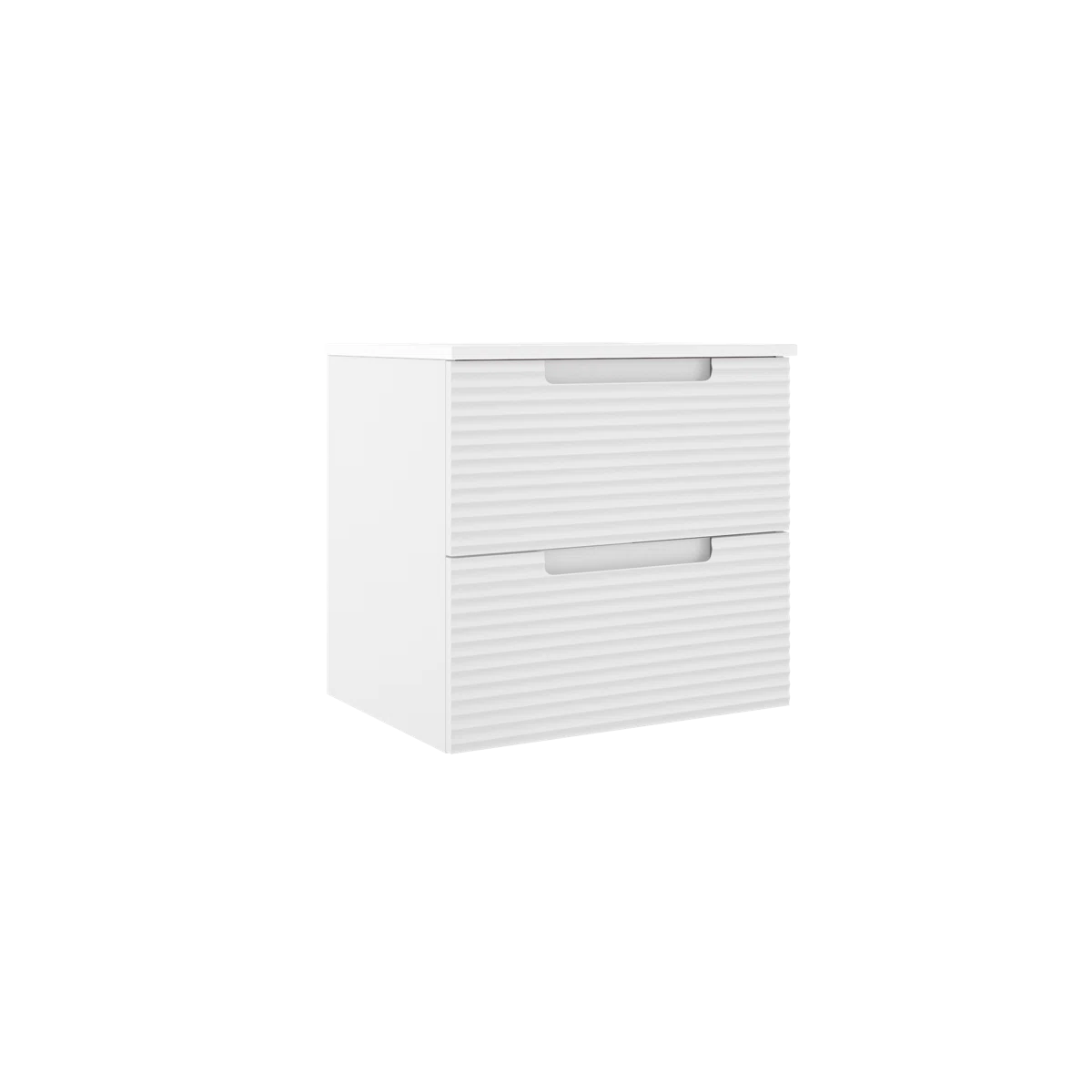 Montello 24" White Wall Hung Bathroom Vanity Base Only - Tilevanity.com