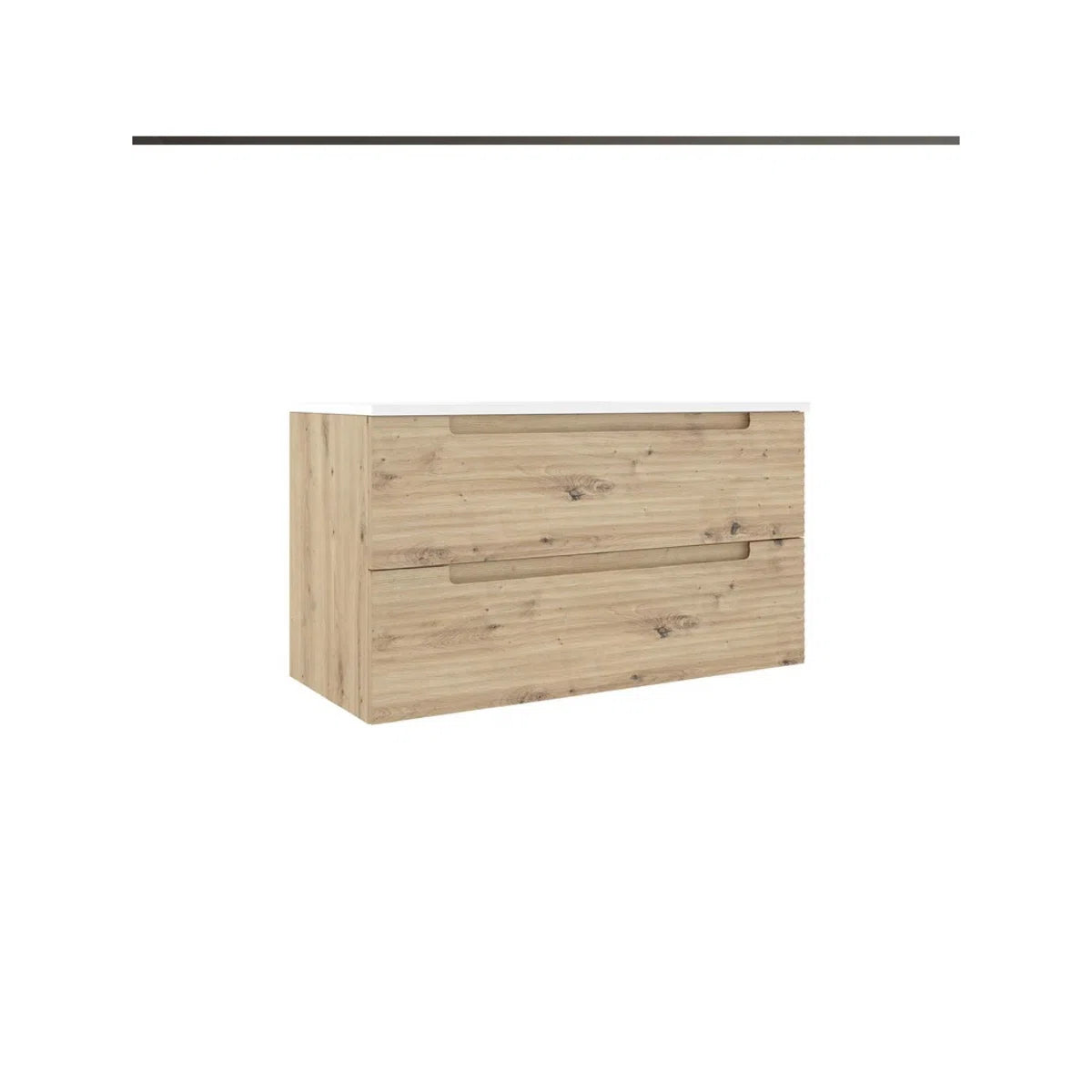 Montello 24" Natural Costa Wall Hung Bathroom Vanity Base Only - Tilevanity.com
