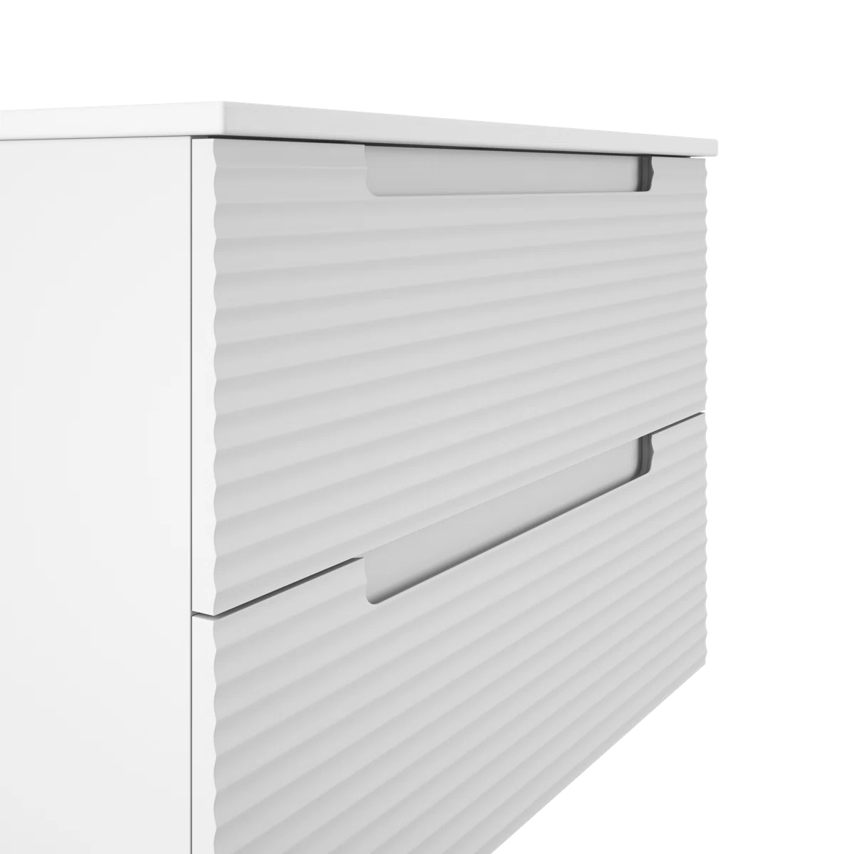 Montello 40" White Vanity with Resin Vessel Sink & Countertop - Tilevanity.com