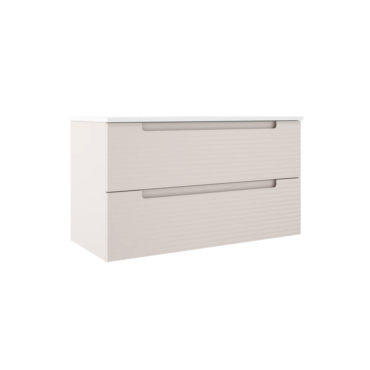 Montello 40" Beige Wall-Mounted Vanity with Sink - Tilevanity.com