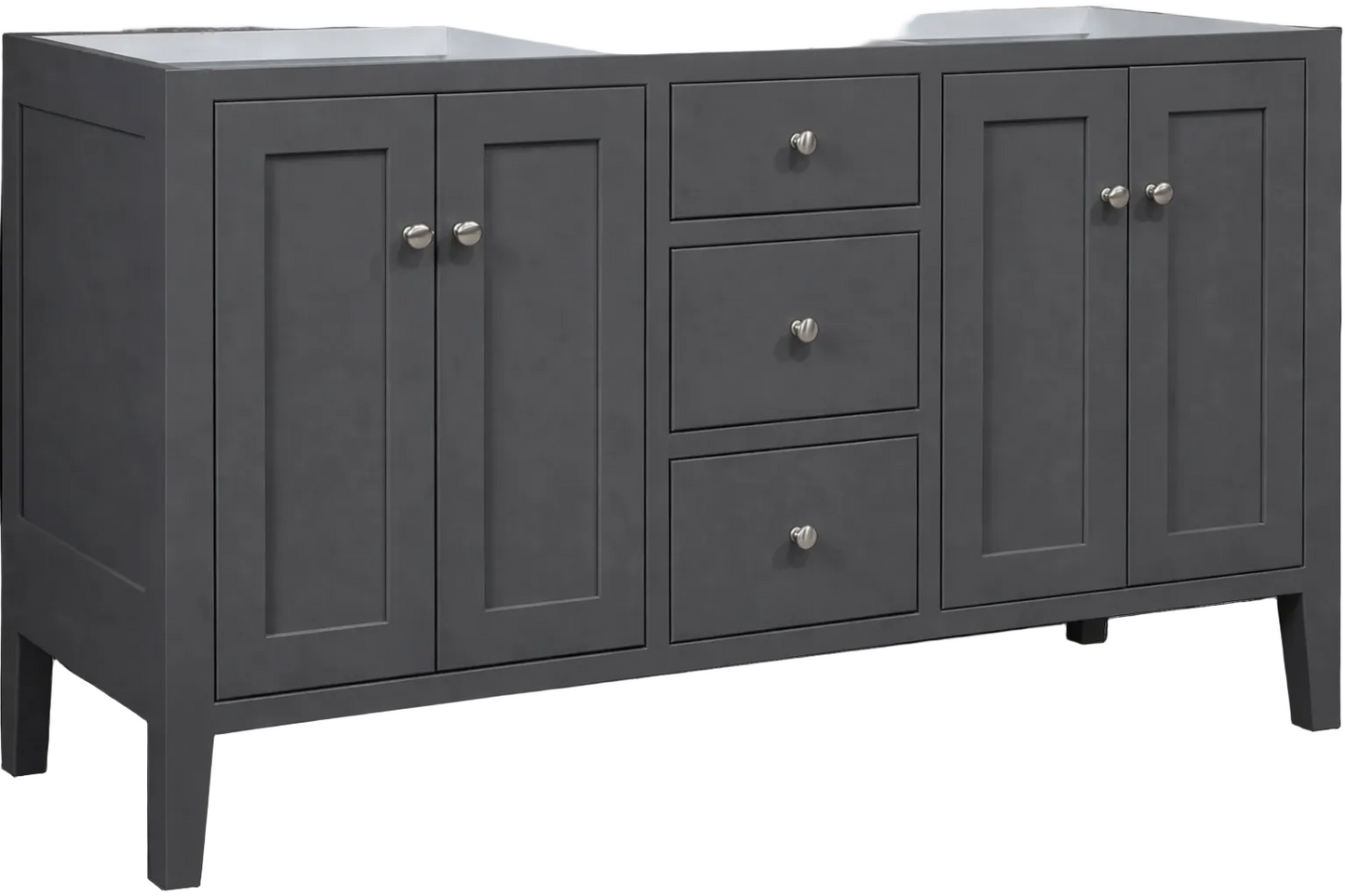 Montgomery Colors 48|60|72" Amish Made Bathroom Vanity | 7 Colors to Choose