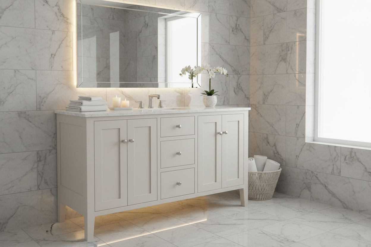 Montgomery Colors 48|60|72" Amish Made Bathroom Vanity | 7 Colors to Choose