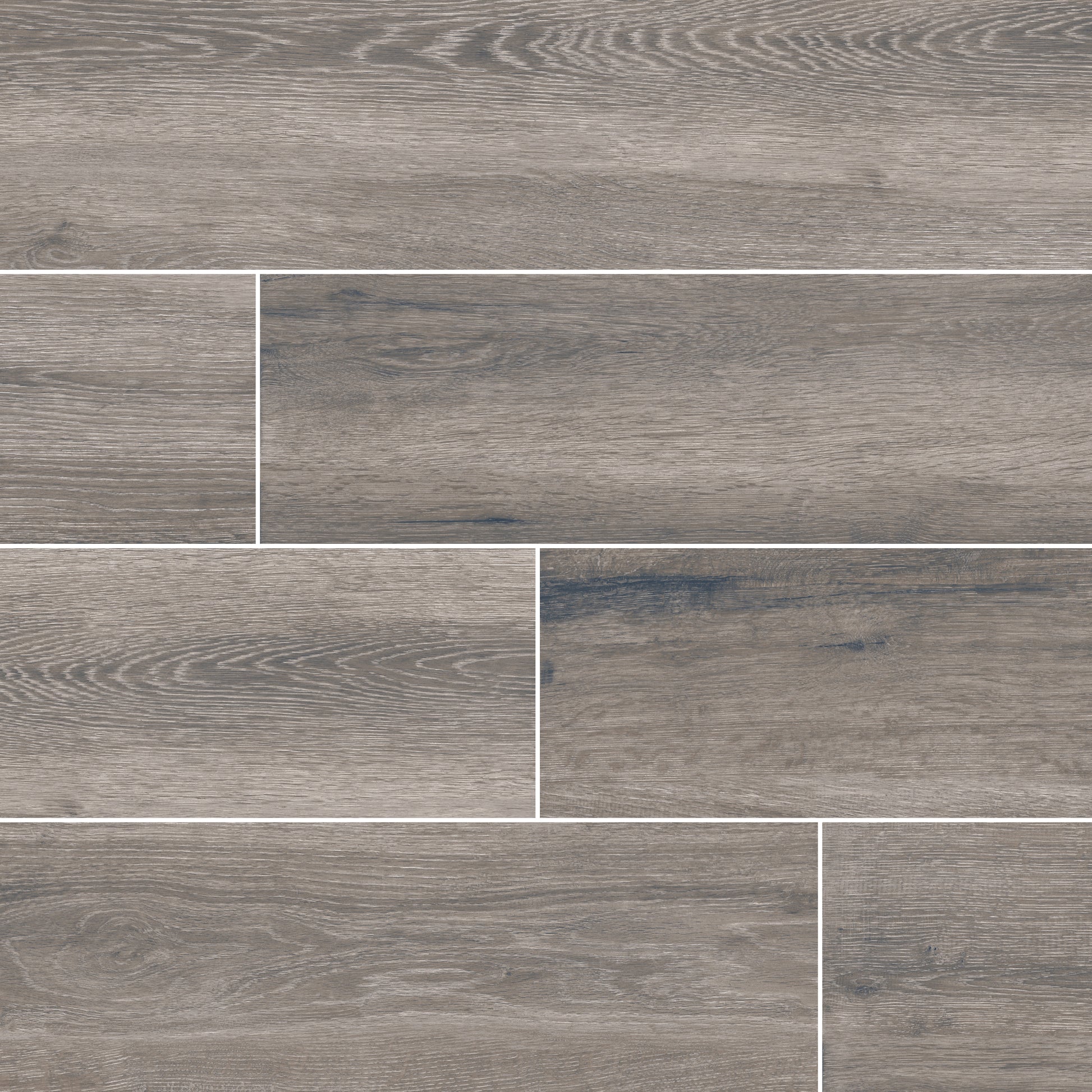 Naturalia Gray Wood Look Porcelain Tile 6x36" - Tilevanity.com