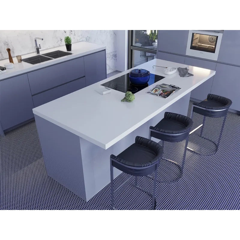 Penny Round Navy Blue Glossy Porcelain Tile Mosaic - Tilevanity.com