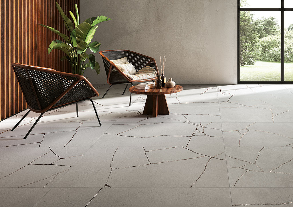 Kintara Gray color body Porcelain Tile 24x48"