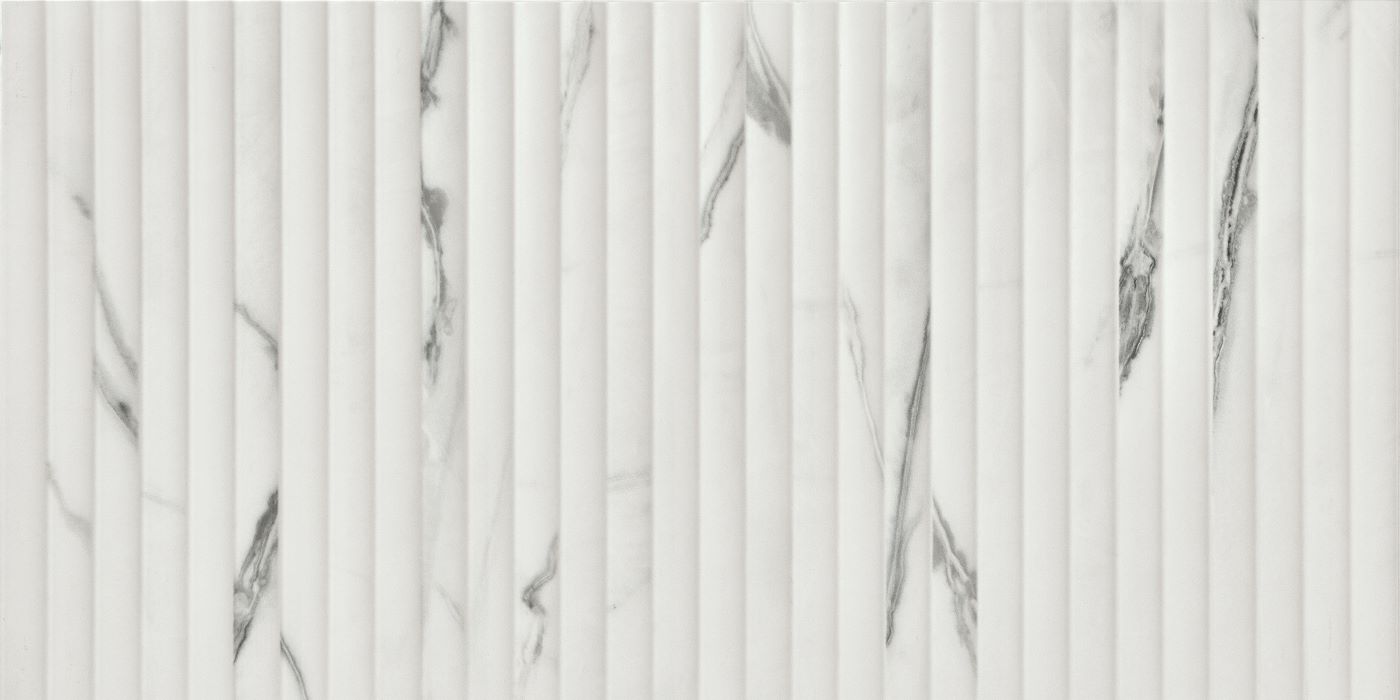 Reed Fluted Porcelain Wall Tile 12x24" | 3 Colors - Tilevanity.com