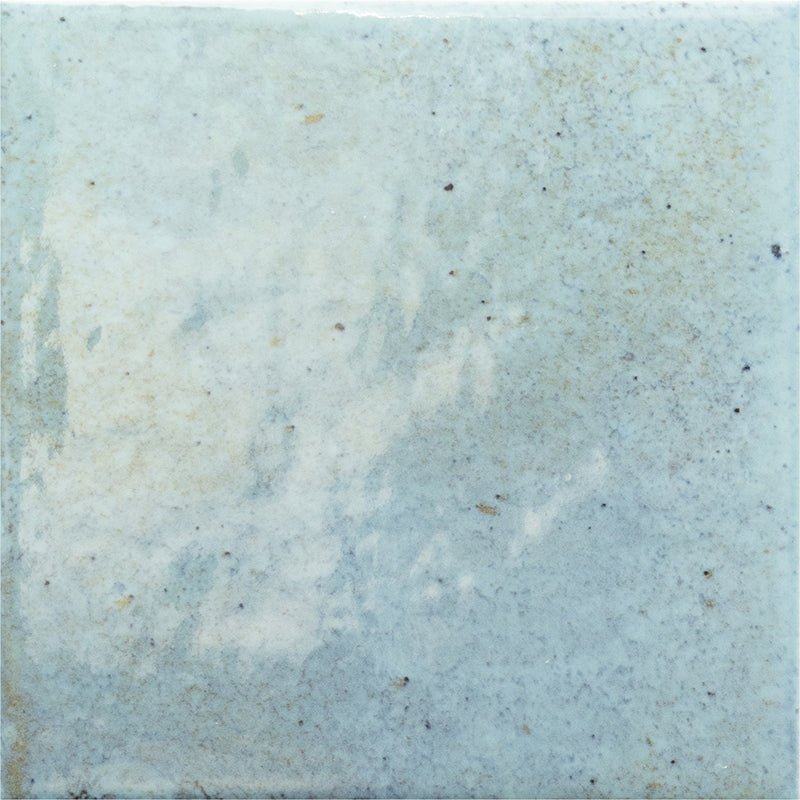 Splash Coastal Sky Gloss Porcelain Tile 6x6" | Pool Tile Collection - Tilevanity.com