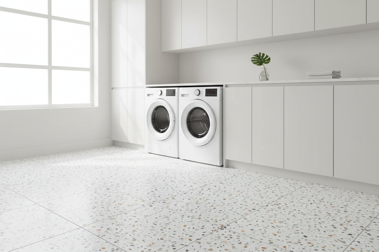 Spark Multi Color Terrazzo Look Porcelain Tile 24x24" - Tilevanity.com