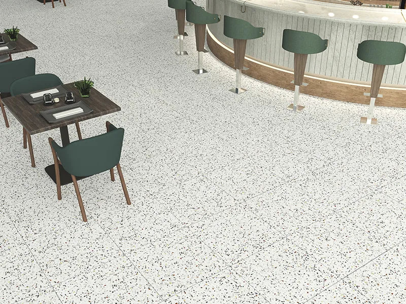 Spark Multi Color Terrazzo Look Porcelain Tile 24x24" - Tilevanity.com