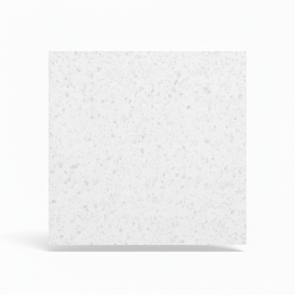 Spark White Terrazzo Look Porcelain Tile 24x24" - Tilevanity.com