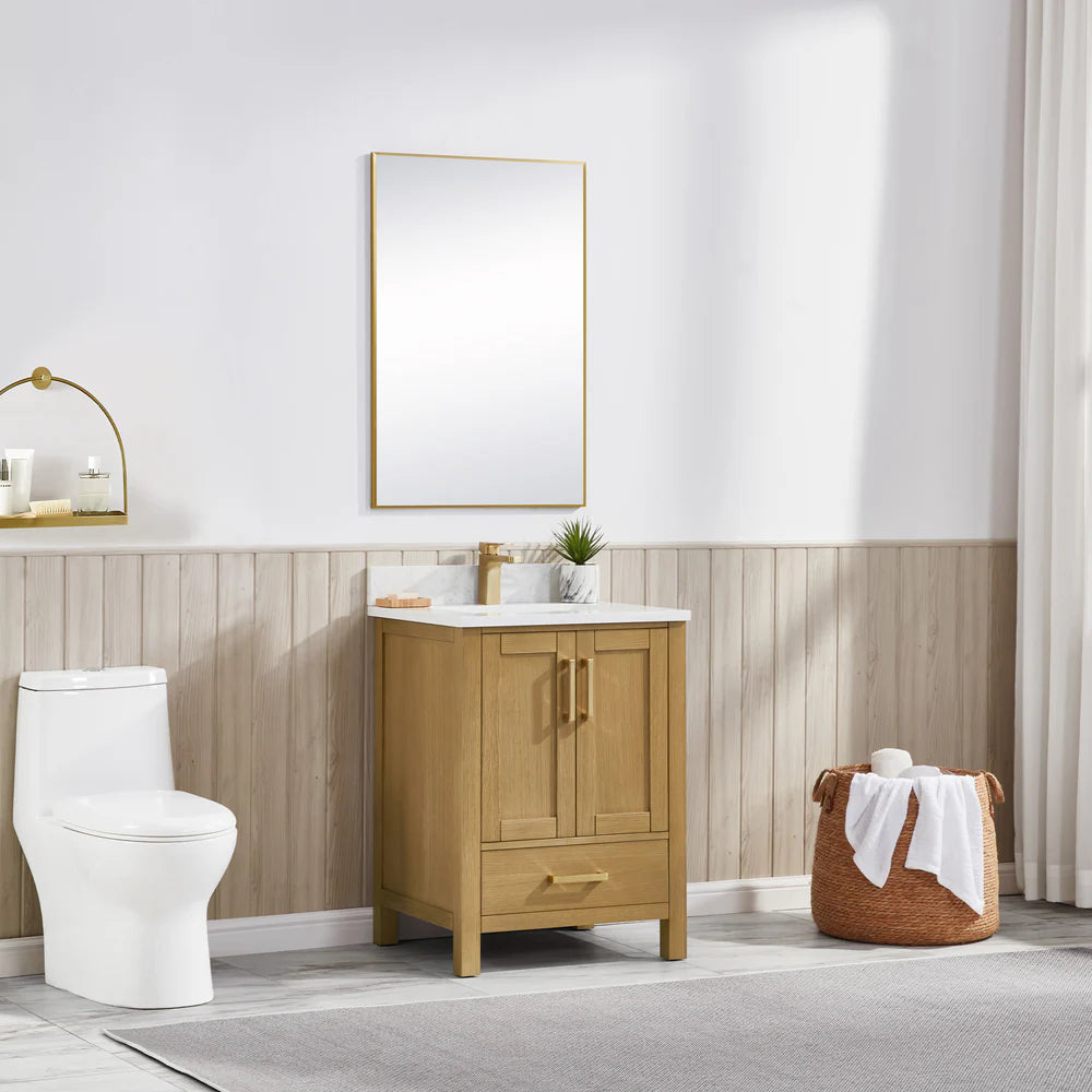 Briar 24" Oak Bathroom Vanity | 2 Colors