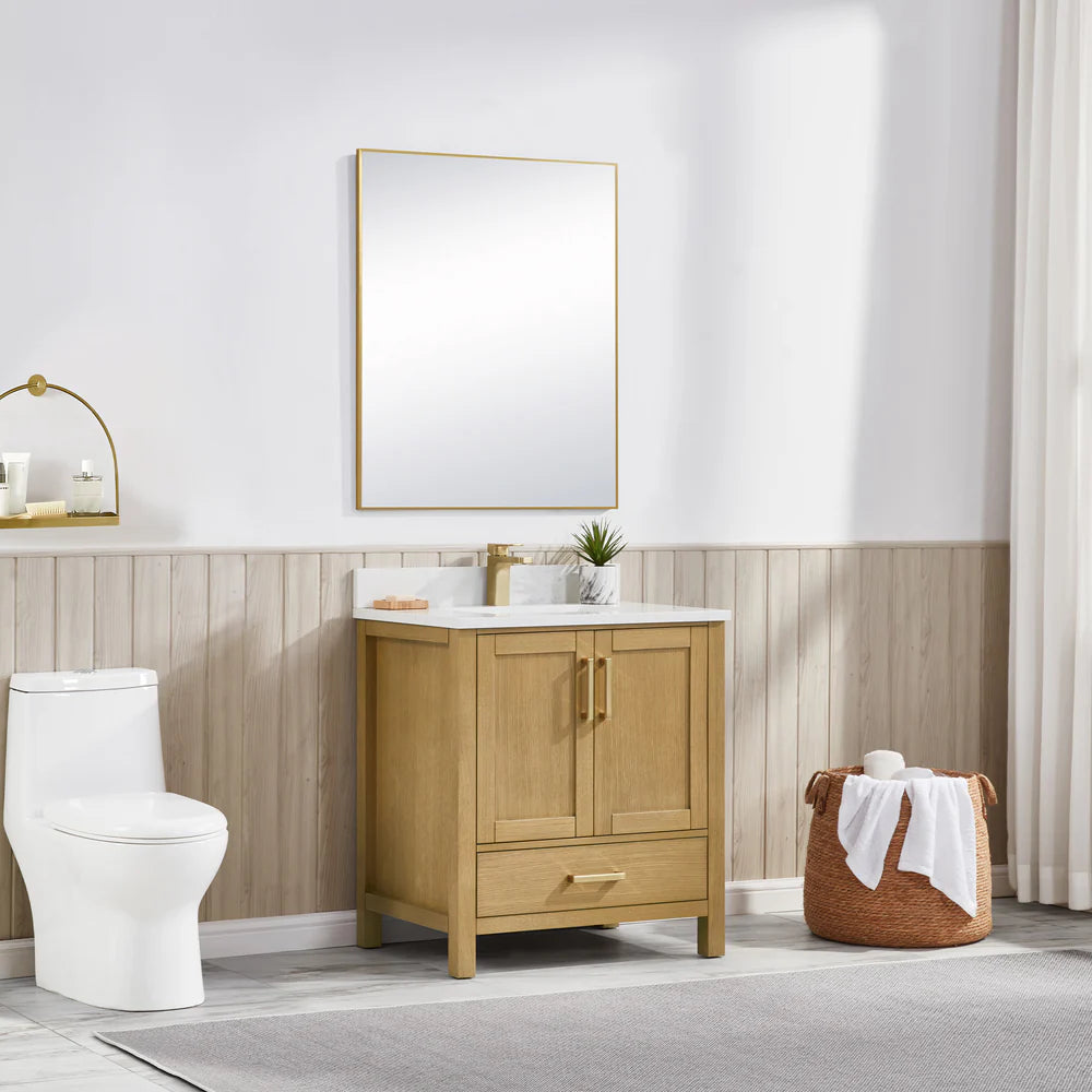 Briar 30" Oak Bathroom Vanity | 2 Colors
