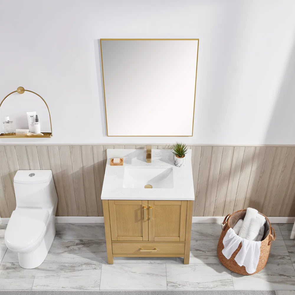 Briar 30" Oak Bathroom Vanity | 2 Colors
