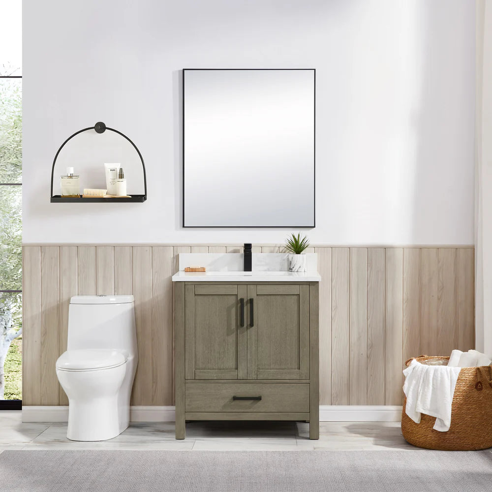 Briar 30" Oak Bathroom Vanity | 2 Colors