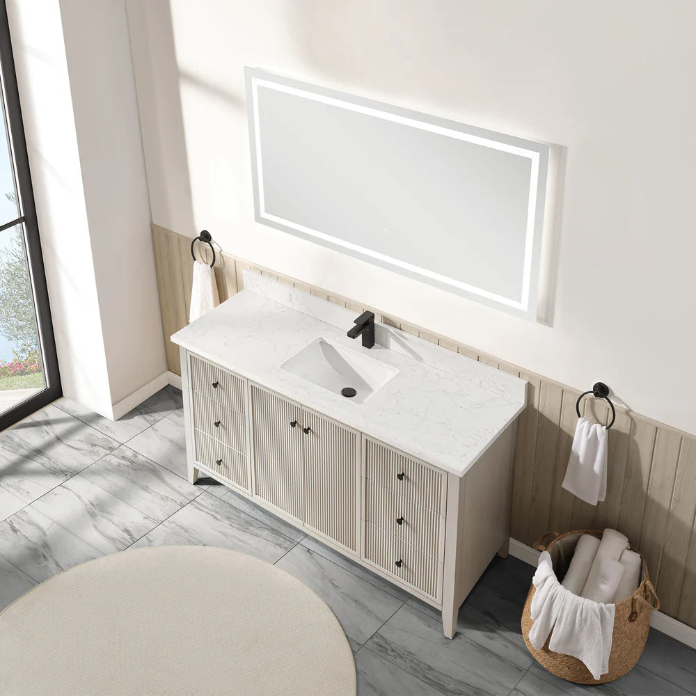 Torano 60" Single Sink Bathroom Vanity | 2 Colors