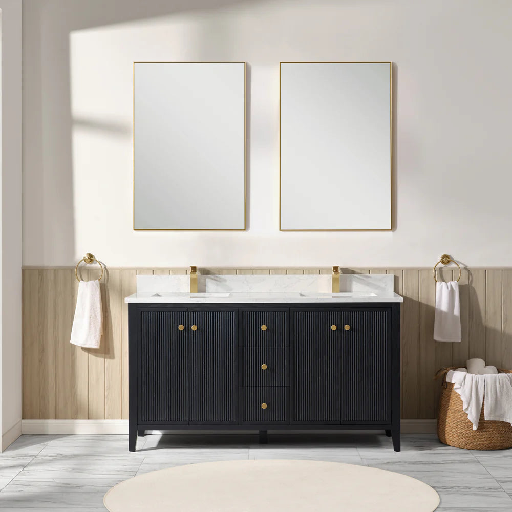 Torano 60" Double Sink Bathroom Vanity | 2 Colors