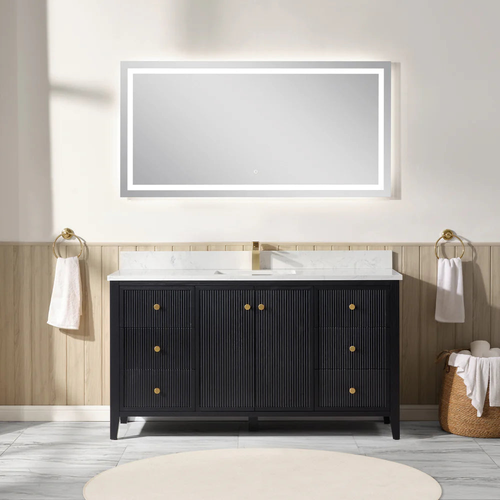 Torano 60" Single Sink Bathroom Vanity | 2 Colors