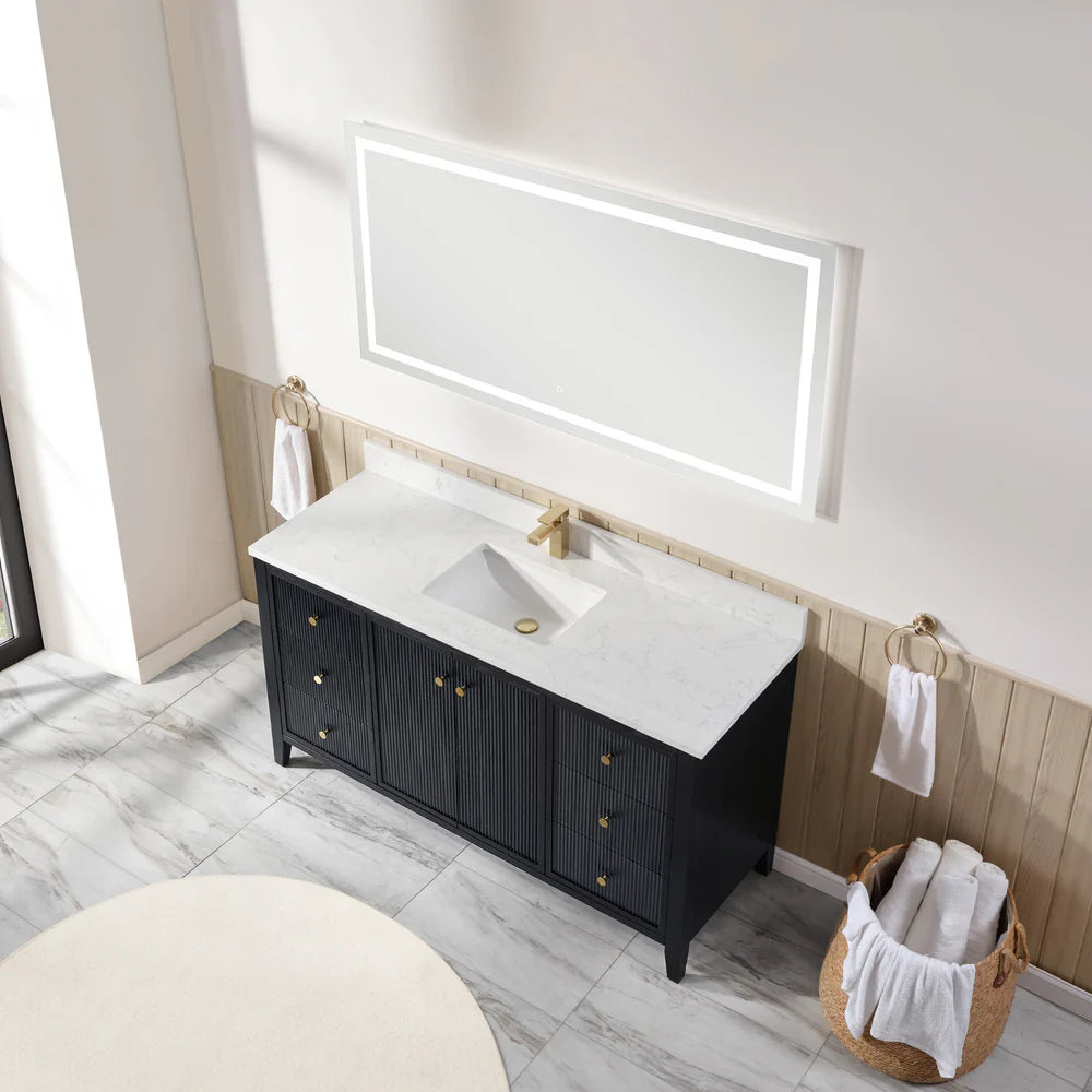 Torano 60" Single Sink Bathroom Vanity | 2 Colors