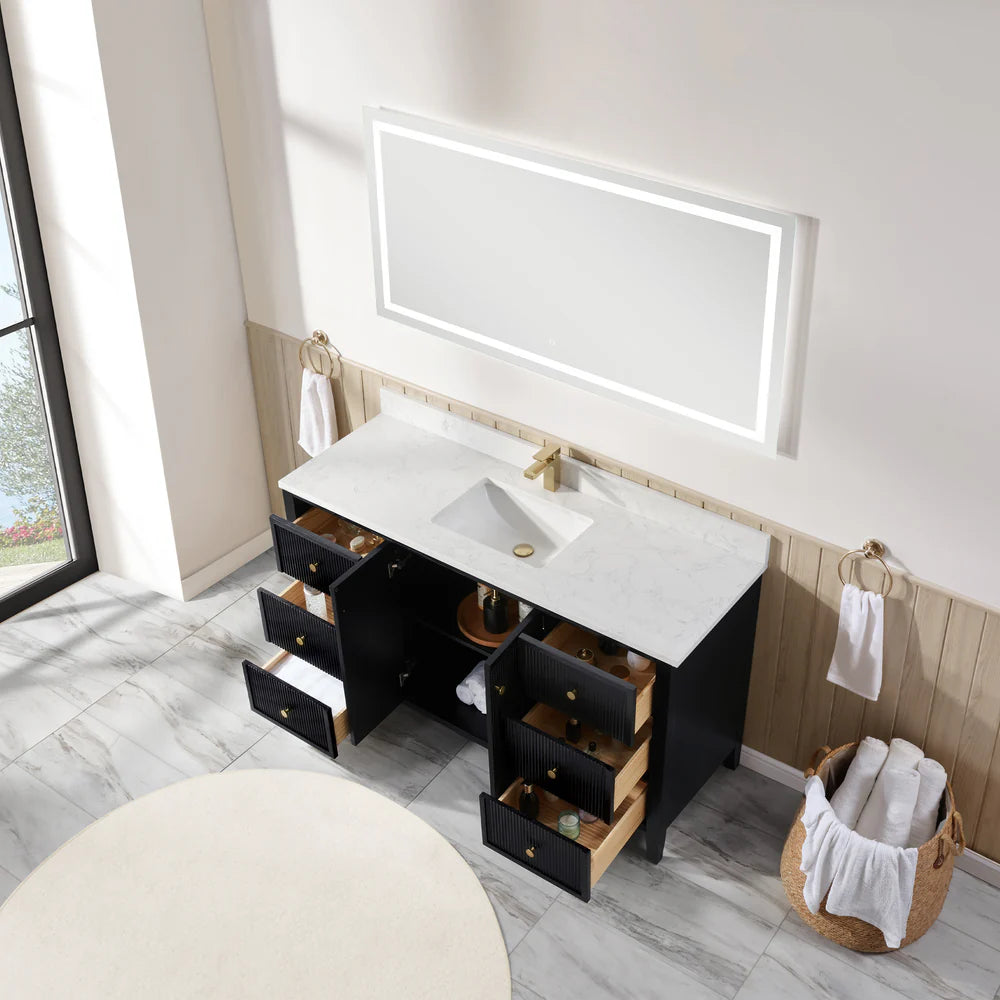 Torano 60" Single Sink Bathroom Vanity | 2 Colors