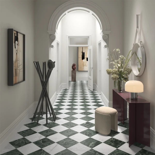 Verona Marble Look Porcelain Tile | 7 Colors | 3 Sizes