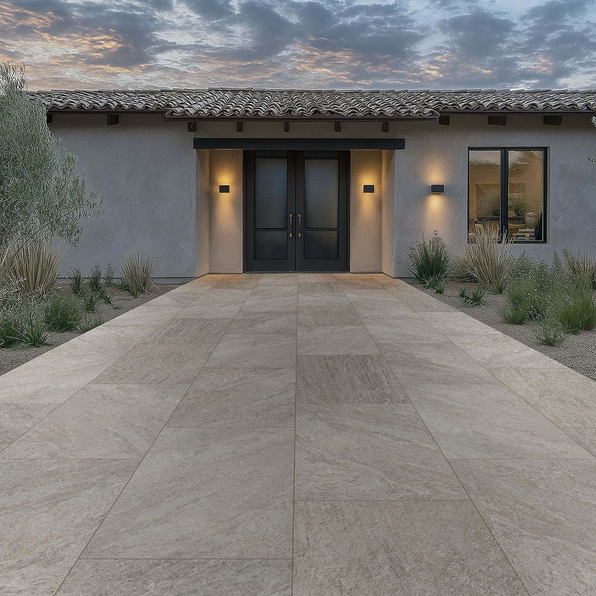 Estate Quartz Silver 2cm Porcelain Paver 24x24" | 24x48"