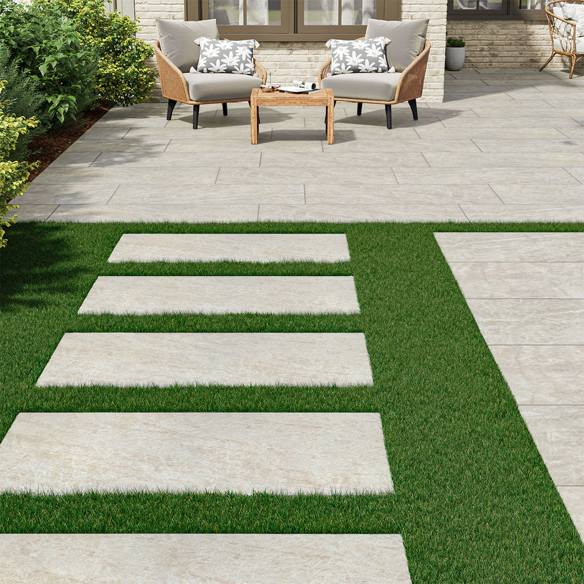 Estate Taj Mahal 2cm Porcelain Paver 24x24" | 24x48"