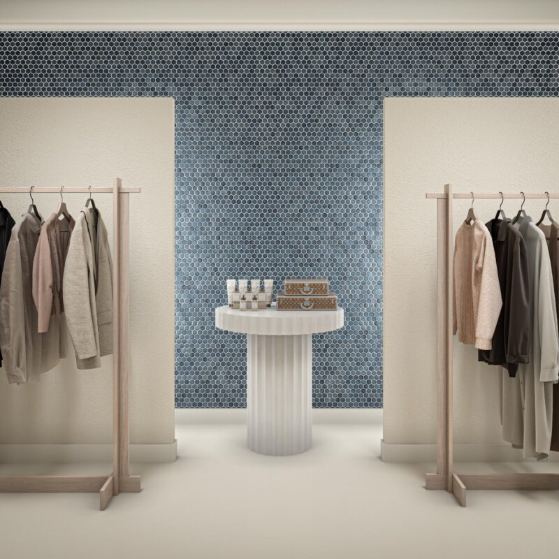 Sassuolo Ceramic Collection 3"x12" | Hex Mosaic | Picket Mosaic - Tilevanity.com