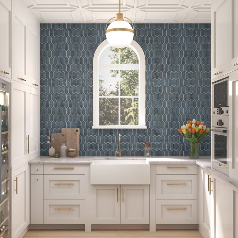 Sassuolo Ceramic Collection 3"x12" | Hex Mosaic | Picket Mosaic - Tilevanity.com