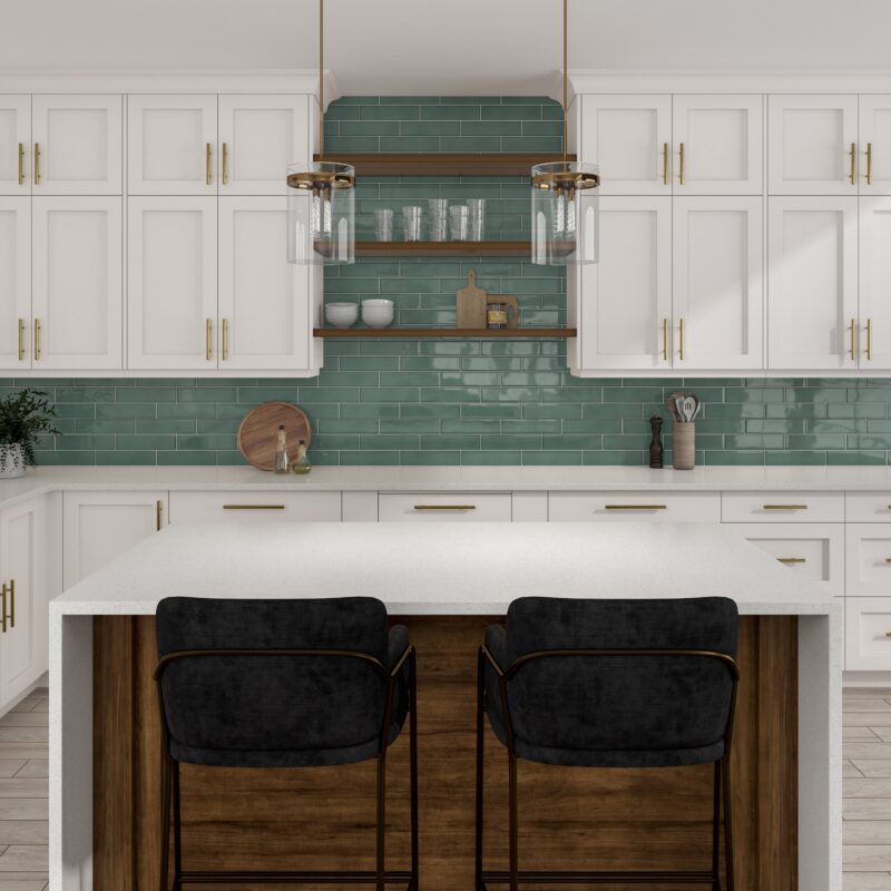 Sassuolo Ceramic Collection 3"x12" | Hex Mosaic | Picket Mosaic - Tilevanity.com