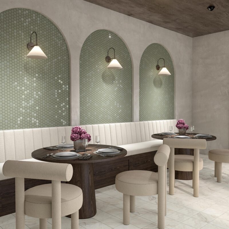 Sassuolo Ceramic Collection 3"x12" | Hex Mosaic | Picket Mosaic - Tilevanity.com