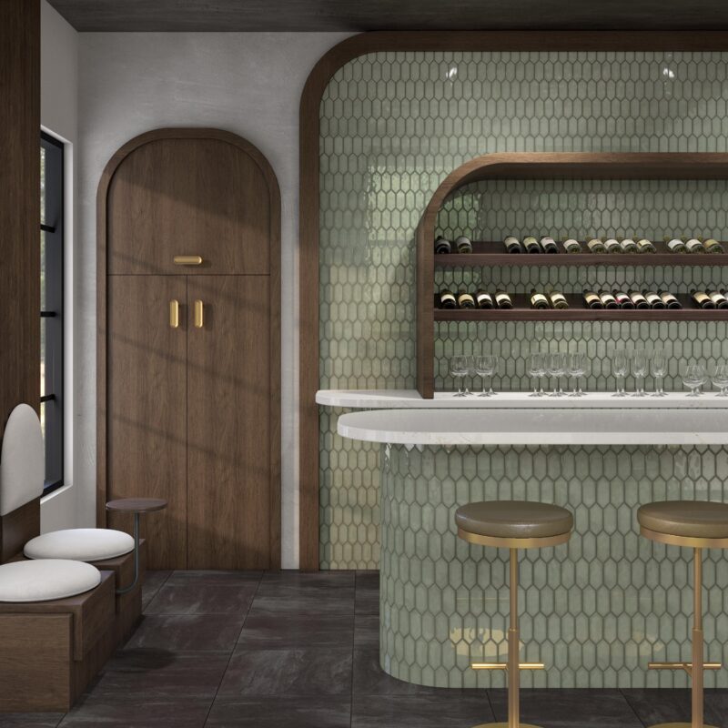 Sassuolo Ceramic Collection 3"x12" | Hex Mosaic | Picket Mosaic - Tilevanity.com