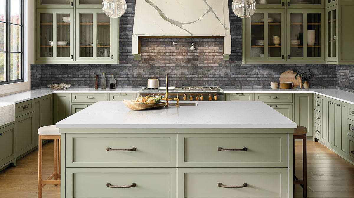 Antica Fornace Charcoal Porcelain Brick Look Tile 2x10" - Tilevanity.com