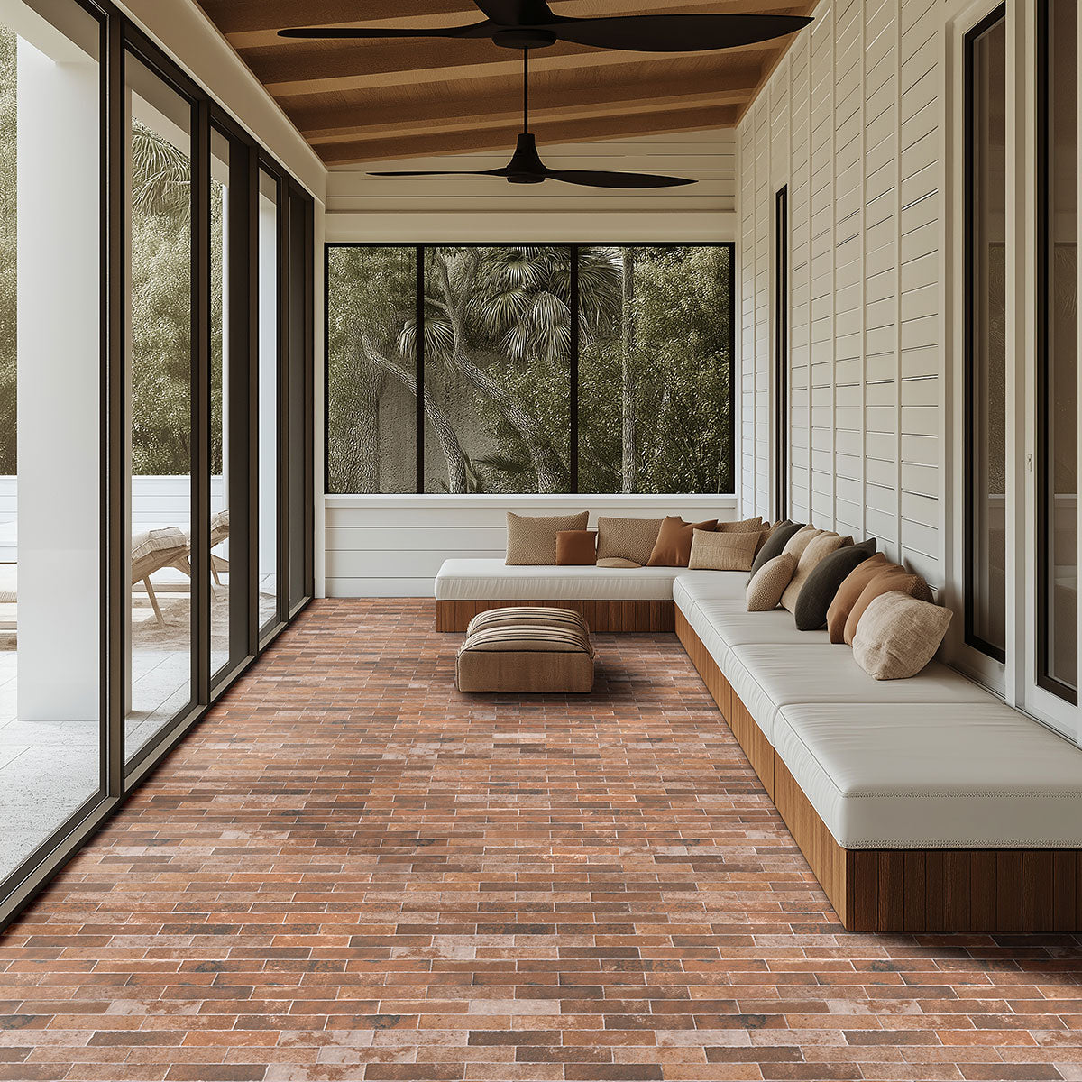 Antica Fornace Cotto Porcelain Brick Look Tile 2x10" - Tilevanity.com