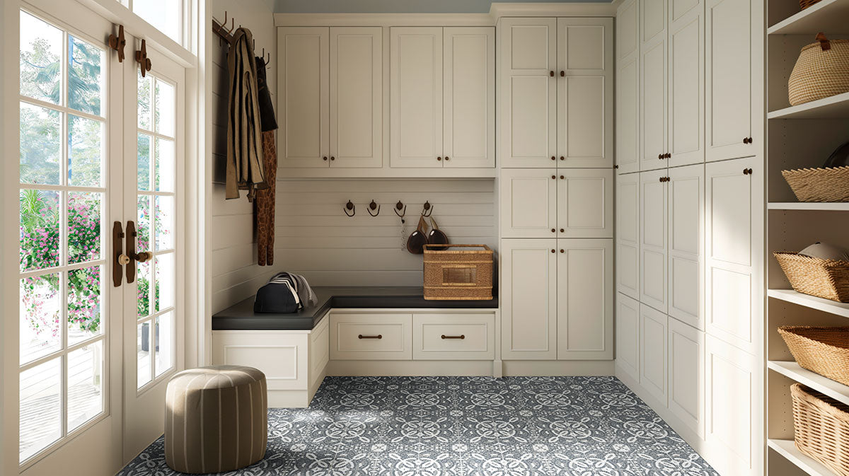 Courtyard Dark Porcelain Tile 8x8" - Tilevanity.com